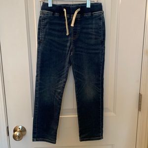 Boys J Crew pull-on jeans (size 7) with tapered leg